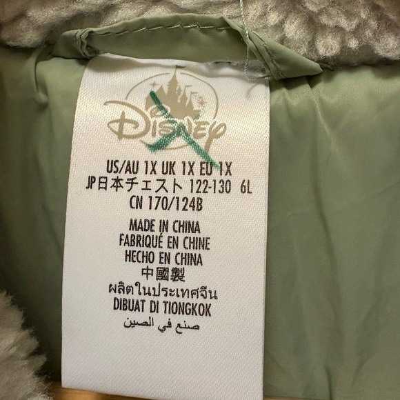 NWT Disney Parks × Loungefly Haunted Mansion Sherpa Fleece Jacket – [1X] - Picture 3 of 16